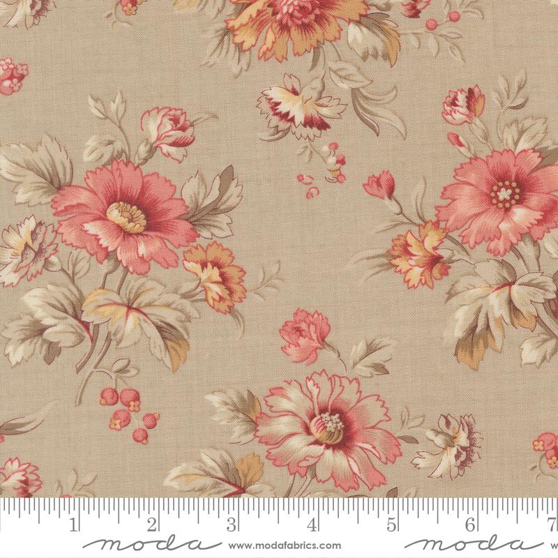 Moda Joie De Vivre Cosmos Florals Roche Fabric