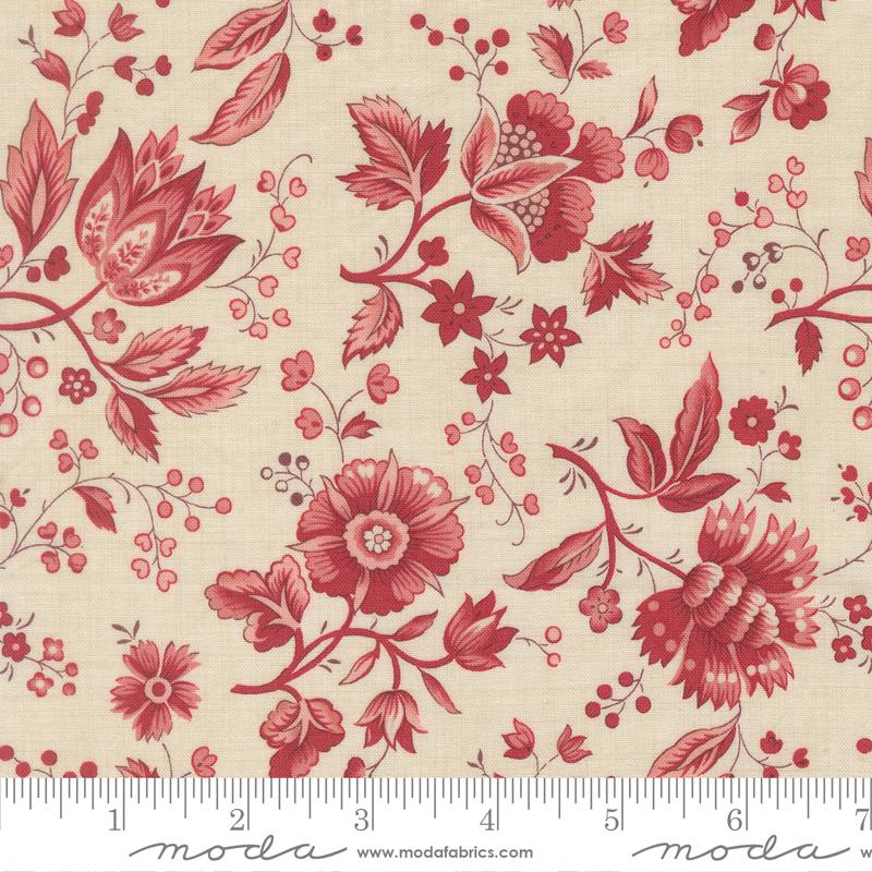 Moda Joie De Vivre Rural Jardin Florals Pearl Fabric