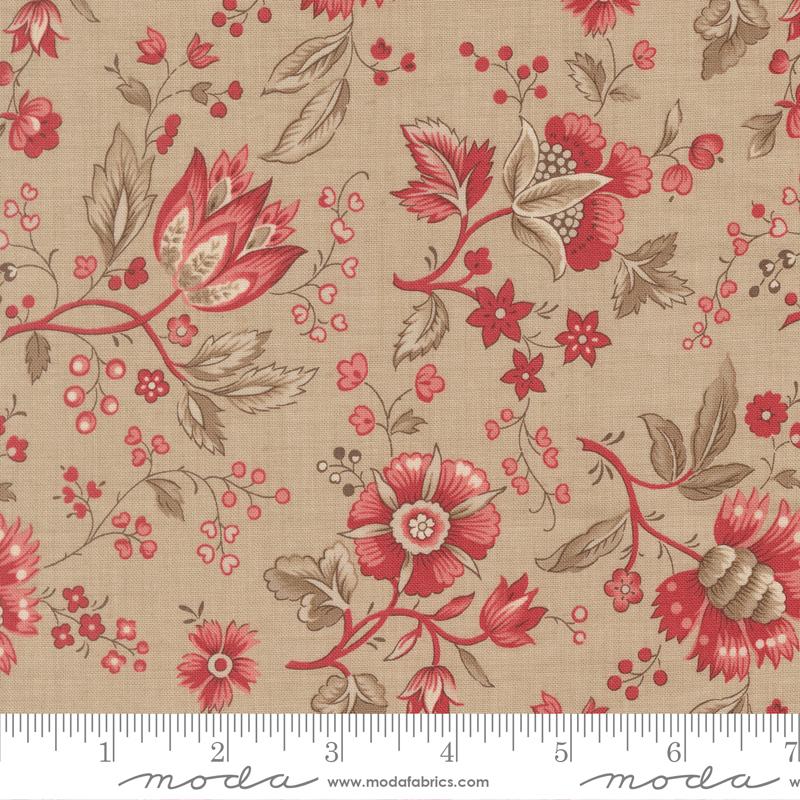 Moda Joie De Vivre Rural Jardin Florals Roche Fabric
