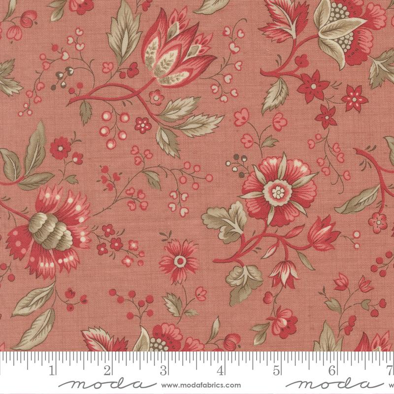 Moda Joie De Vivre Rural Jardin Florals Clay Fabric