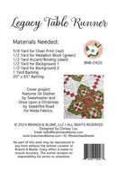 Legacy Table Runner Pattern