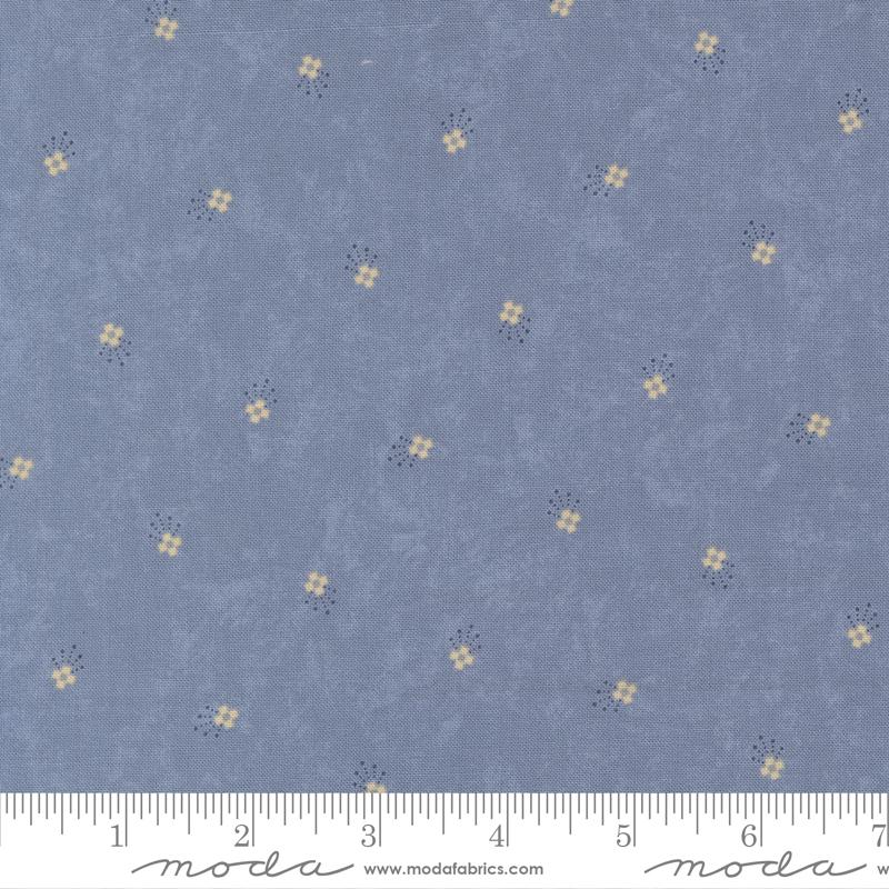 Moda Bluebirds Nest Comet Blender Light Blue Fabric