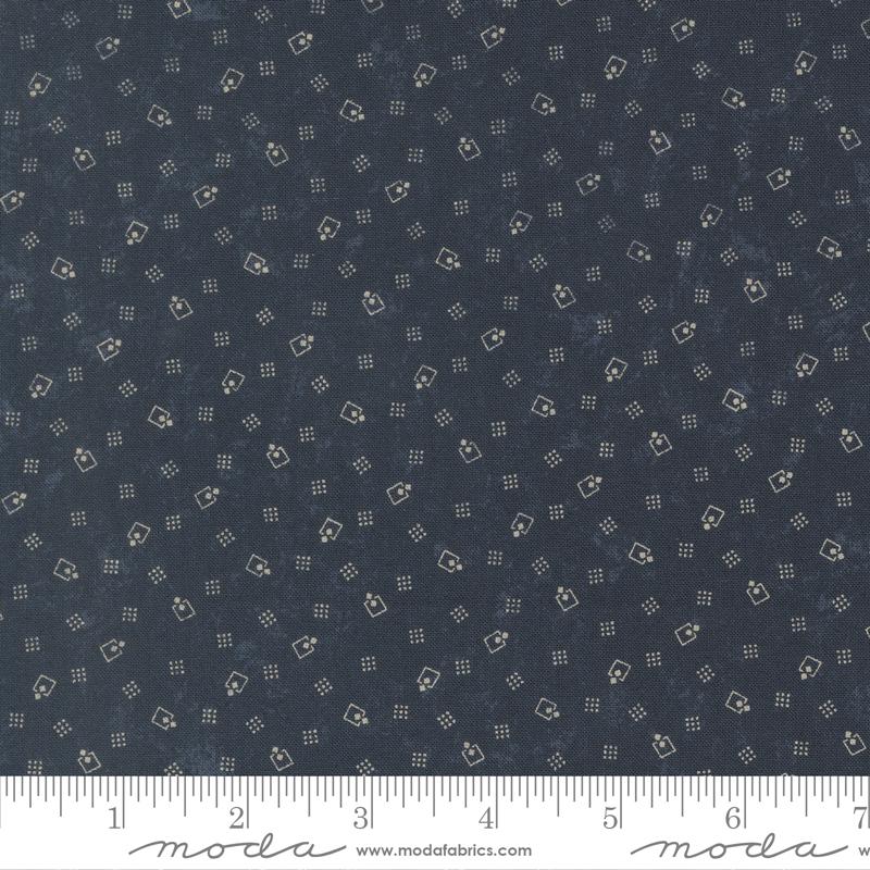 Moda Bluebirds Nest Square Up Blender Blue Fabric