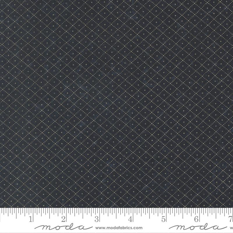 Moda Bluebirds Nest Check It Blue Fabric