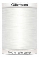 Gutermann Sew-All 1000M/1094YD Thread 20 White