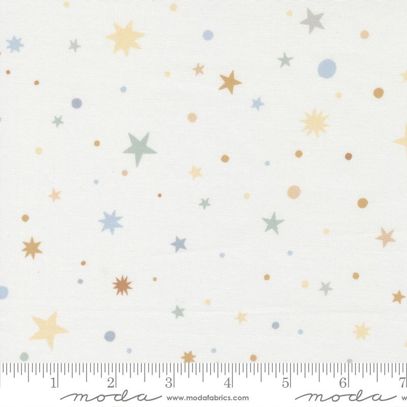 Moda To The Moon And Back Stardust Blender Dove Fabric