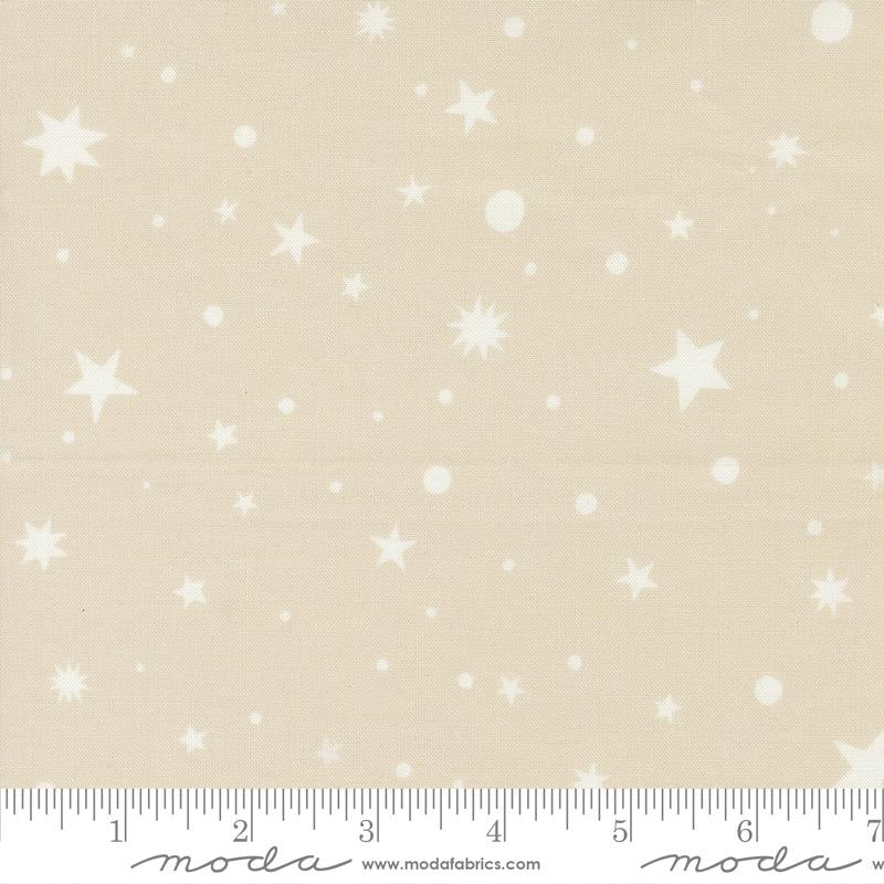 Moda To The Moon And Back Stardust Blender Taupe Fabric