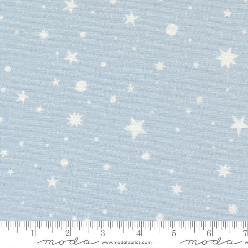 Moda To The Moon And Back Stardust Blender Sky Fabric