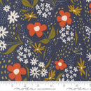 Moda Night Owl Feedsack Floral Dusk Fabric