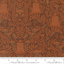 Moda Night Owl Mushroom Landscape Cocoa Fabric