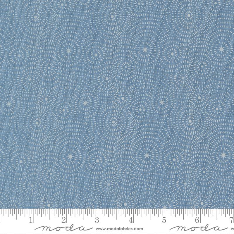 Moda Night Owl Starry Night Sky Fabric