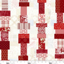 Studio E Pieces Of America Stripe Ruby Fabric
