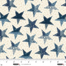 Studio E Pieces Of America Big Stars Cream Fabric