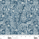 Studio E Pieces Of America Paisley Blue Fabric