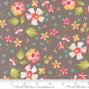 Moda In The Garden Garden Flowers Slate Fabric