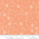 Moda In The Garden Garden Sketch Coral Fabric