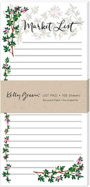 Kelly Green Thyme Market List Pad