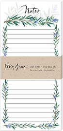 Kelly Green Rosemary Market List Pad