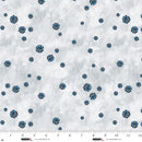 Studio E Behind Blue Eyes Tiny Flower Toss Pearl Fabric