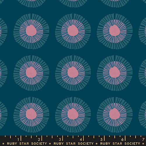 Ruby Star Society Reimagined Landscapes Seaside Daisy Galaxy Fabric