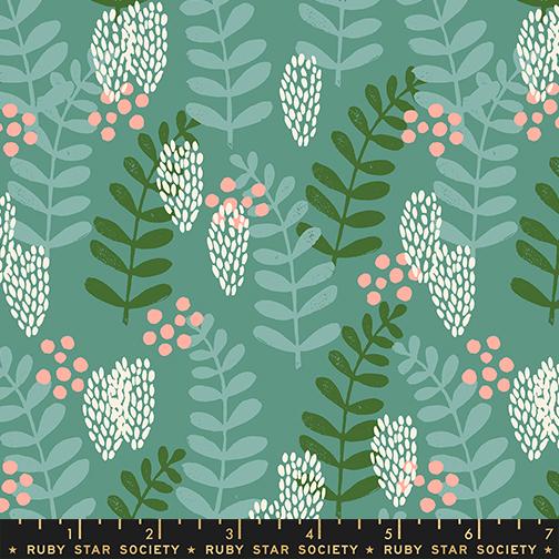 Ruby Star Society Reimagined Landscapes Fern Dell Watercress Fabric