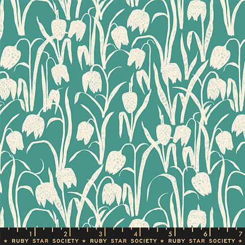 Ruby Star Society Reimagined Landscapes Fritillaria Watercress Fabric