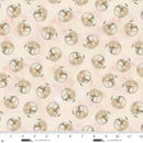 Studio E Sweet Child Of Mine Pancake The Pooch Polka Dot Peach Fabric
