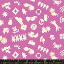 Ruby Star Society Paper Cuts 2 All Goods Novelty Shapes Heliotrope Fabric