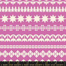 Ruby Star Society Paper Cuts 2 Novelty Stripes Heliotrope Fabric
