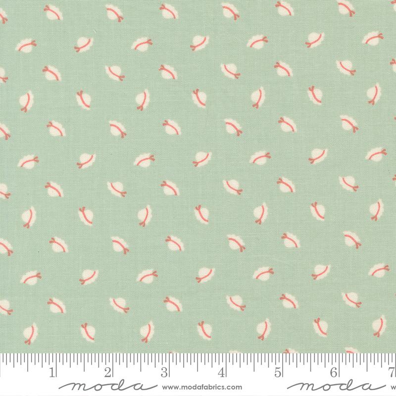 Moda Sunbonnet Bonnets Dusty Blue Fabric