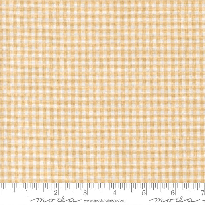 Moda Sunbonnet Gingham Almond Fabric