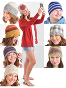 Annie's Crochet Learn To Crochet Top Down Beanie
