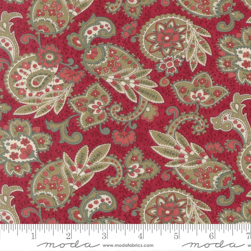 Moda Ambiance Paisley Rose Fabric