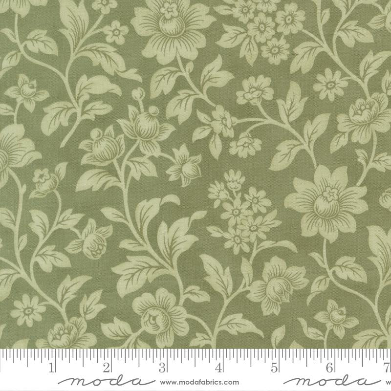 Moda Ambiance Elegance Florals Eucalyptus Fabric