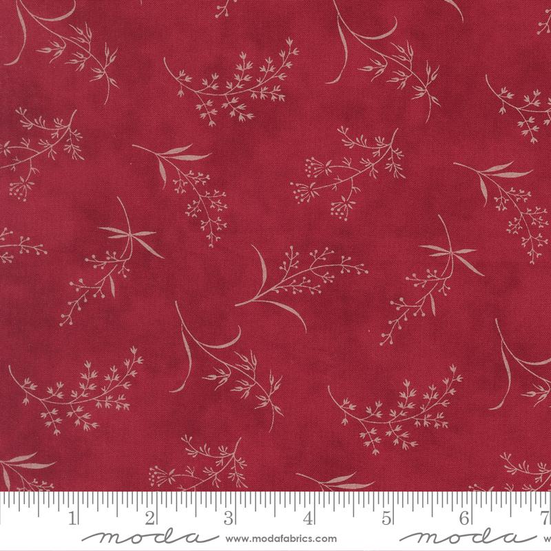 Moda Ambiance Silhouette Florals Rose Fabric