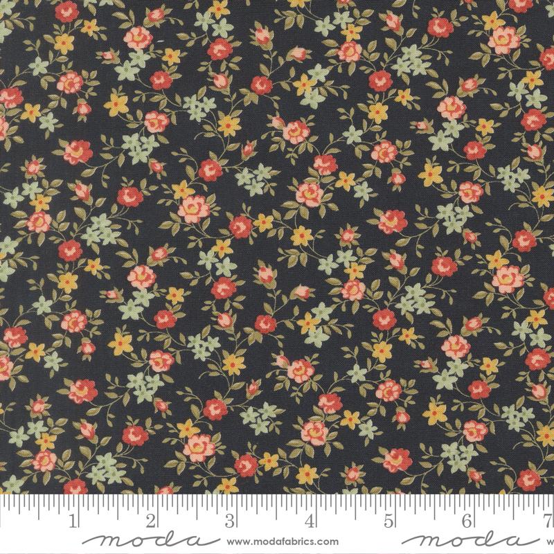 Moda Ambiance Sweet Roses Midnight Fabric