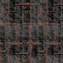 Studio E Scary Spice Rough Plaid Graphite Fabric