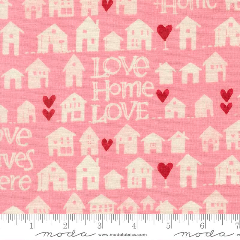 Moda Darling Peony Little House Of Love Sweetheart Fabric