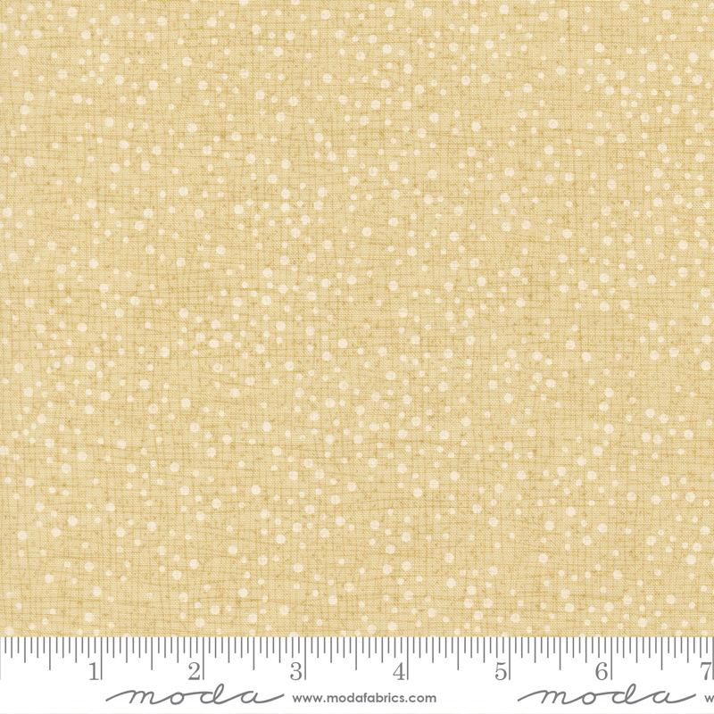 Moda Darling Peony Dotty Thatched Champagne Fabric