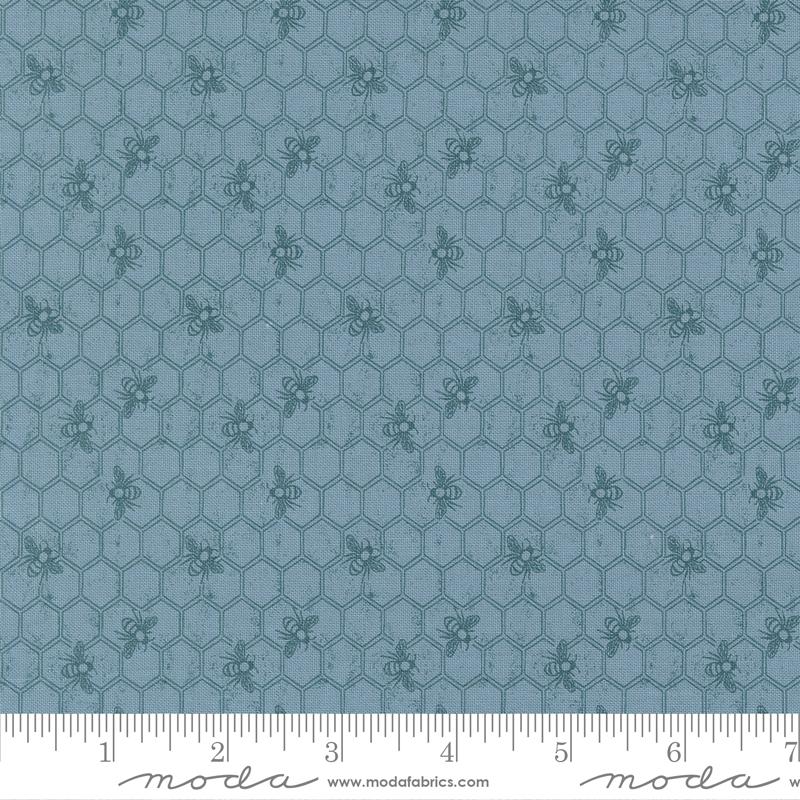 Moda Wild Honey Honeycomb Sky Fabric