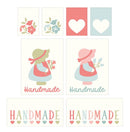 Sunbonnet Woven Quilt Labels
