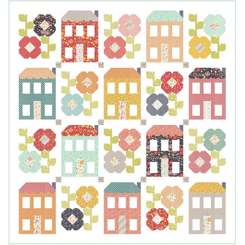 Moda Delightfully Yours Sprint Town Quilt Kit