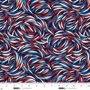 Studio E Tempest Swirl Patriotic 108" Wide Back Fabric