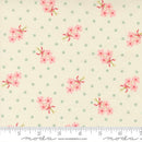 Moda Lyda Rose Bouquet Floral Dot Porcelain Fabric