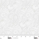 Studio E Best Of Cream And Sugar Paisley White On White Fabric