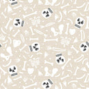 Studio E I Made A Boo Boo Skulls And Bone Toss Bone Fabric