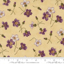 Moda Collections Essence Plum Floral Parchment Fabric