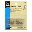 Hook &amp; Eye Size 1 Nickel From Dritz