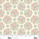 Studio E Layla Floral Bouquet Warm White Fabric