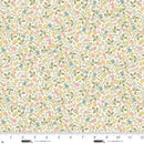 Studio E Layla Calico Warm White Fabric